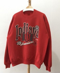 Indiana Hoosiers Crewneck Sweatshirt - Vintage 90s Shirt - American University Shirt - Sport Shirts Girls