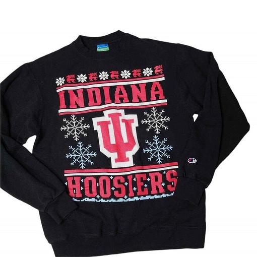 Indiana Hoosiers Gray T-Shirt - Vintage 90s University of Indiana Hoosiers - NCAA Shirts