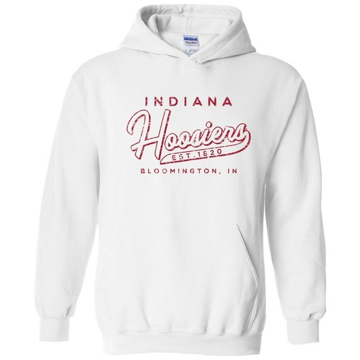 Indiana Hoosiers Vintage Basketball Shield Licensed State University Shirt, Vintage NCAA Sweatshirt