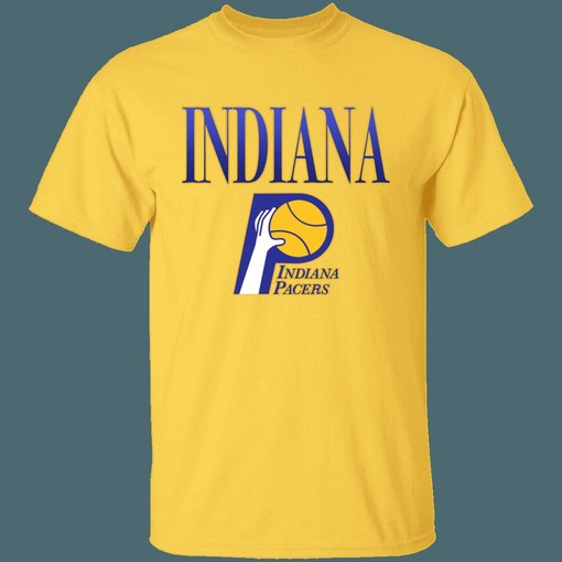 Indiana Pacers Retro NBA Graphic T-Shirt Hoodie - For Fans - Image 2