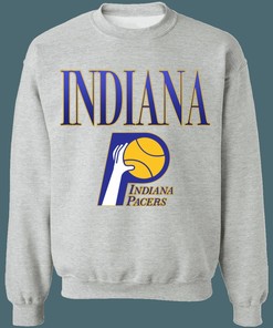 Indiana Pacers Retro NBA Script Graphic Crewneck Sweatshirt - For Fans