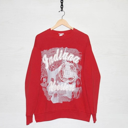 Indiana University Crewneck Sweatshirt - Vintage 90s Shirt - Classic College Shirts - Image 2
