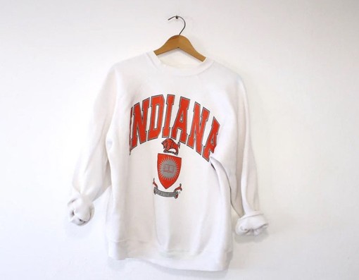 Indiana University Hoosiers Vintage Style Sweatshirt, Indiana Shirt, Hoodie