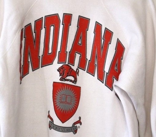 Indiana University Hoosiers Vintage Style Sweatshirt, Indiana Shirt, Hoodie - Image 2