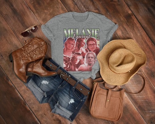 Inglorious Basterds Actress Shirt - MÃ©lanie Laurent Movie Tee - Minimalist Movie Shirt - Image 3