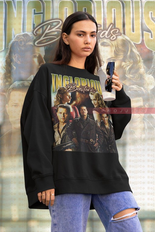 Inglorious Basterds Retro Vintage Sweatshirt, Vintage Tees for Inglorious Basterds Fans, Colonel Hans Landa Shirt
