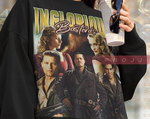 Inglorious Basterds Retro Vintage Sweatshirt, Vintage Tees for Inglorious Basterds Fans, Colonel Hans Landa Shirt - Image 4