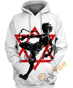 Ink Killua All Over Print Hoodie 3D - A Must-Have for Hunter X Hunter Fans