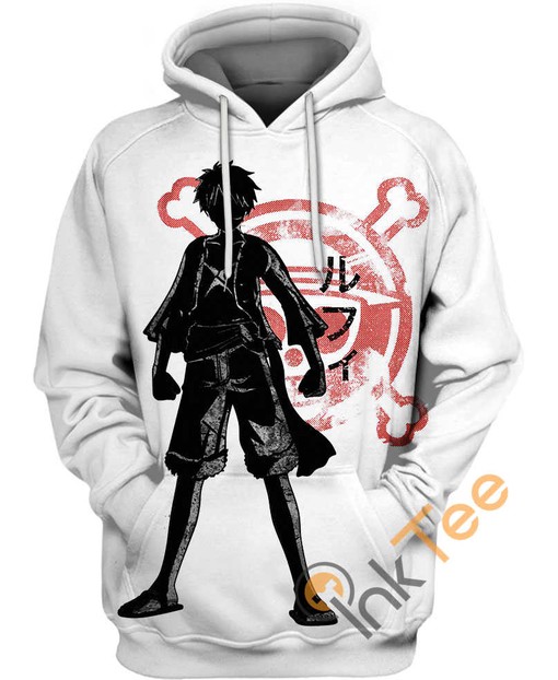 Ink Pirate Luffy Hoodie with 3D Print - Perfect for Anime Fans - One Piece Inspired