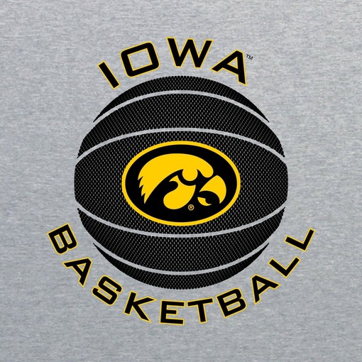 Iowa Hawkeyes Dist Block Script Logo NCAA Shirt Iowa Fan Crewneck Sweatshirt, Iowa Sweater - Image 2