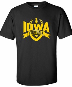 Iowa Hawkeyes Institutional Logo College Shirt, Iowa Fan Crewneck Sweatshirt