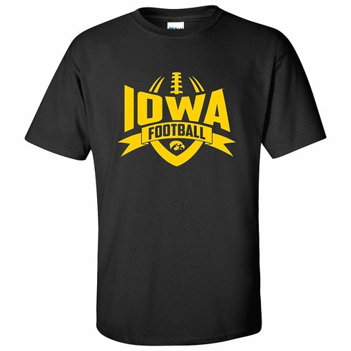 Iowa Hawkeyes Institutional Logo College Shirt, Iowa Fan Crewneck Sweatshirt