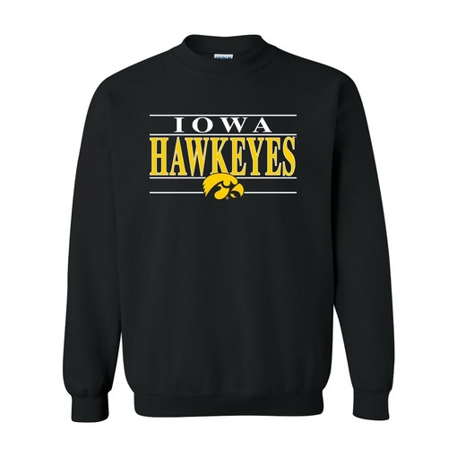 Iowa Hawkeyes Primary Logo Licensed NCAA Shirt for Men