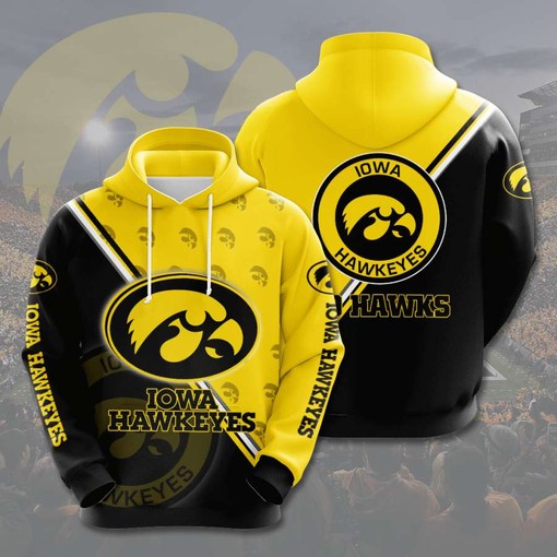 Iowa Sport Fans All Over Print 3D Hoodie - Men's Custom All Over Print Hoodie