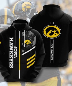 Iowa State Flag 3D Hoodie - Men's All Over Print Zip Up Hoodies