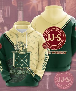 Irish Whiskey Time 3D Hoodie- Men's All Over Print Hoodies