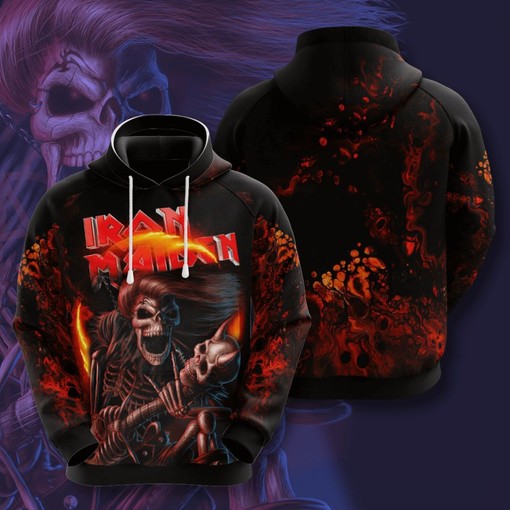 Iron Maiden Musical Legends 3D Hoodie - Men's 3D All Over Print Hoodies