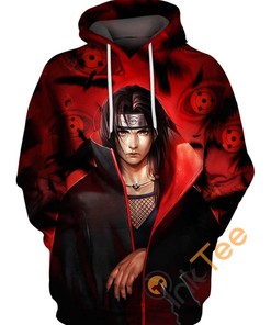 Itachi A Cold-Hearted Ninja 3D Hoodie - Men's 3D Graphic Hoodies