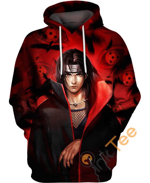Itachi A Cold-Hearted Ninja 3D Hoodie - Men's 3D Graphic Hoodies