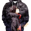 Itachi Uchiha In Peace 3D Hoodie with All Over Print and Peaceful Design