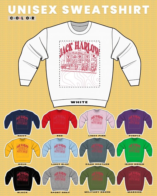 JACK HARLOW Creme De La Creme Homage Hangout Sweatshirt - Funny Movie Shirts, Movie Fans Gifts - Image 3