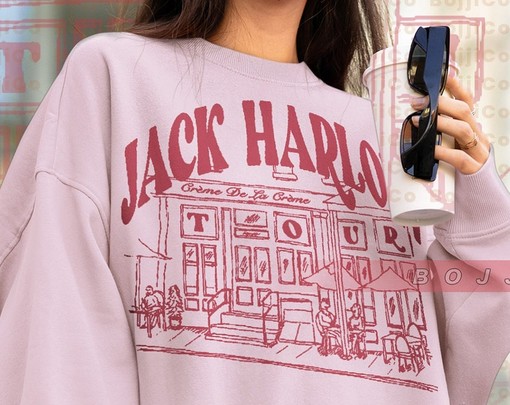 JACK HARLOW Creme De La Creme Homage Hangout Sweatshirt - Funny Movie Shirts, Movie Fans Gifts - Image 4