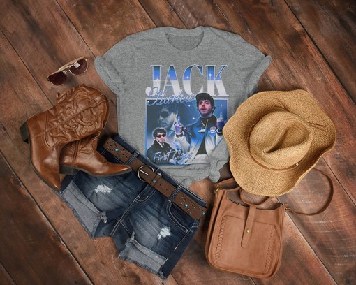 JACK HARLOW First Class Hangout Shirt - Kids Movie Shirts, Minimalist Movie Shirts - Image 3