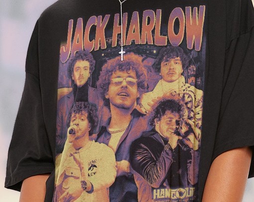 JACK HARLOW Homage Hangout Shirt - First Class Rapper Hip Hop Tee, Movie Fans Gift - Image 2