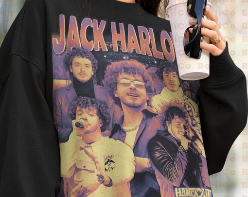 JACK HARLOW Homage Hangout Sweatshirt - 90s Movie Shirts, Classic Movie T Shirts - Image 4