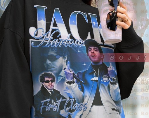 JACK HARLOW Homage Hangout Sweatshirt - First Class Rapper Hip Hop Shirt, Movie Fans Gift - Image 4