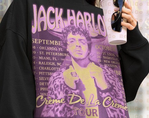 JACK HARLOW Homage Hangout Sweatshirt - Rapper Hip Hop Movie Shirts, Minimalist Movie Shirts - Image 4