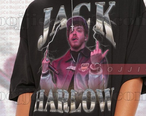 JACK HARLOW Metallic Hangout Sweatshirt - Funny Movie Shirts, Movie Fans Gifts - Image 4