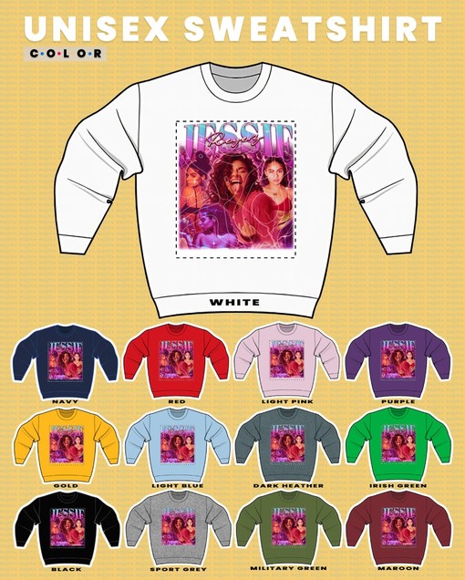 JESSIE REYEZ Vintage Unisex Sweatshirt, Vintage 90s Sweater, Rapper Retro Queen of RNB Tees, JESSIE REYEZ Chilombo Tees - Image 3