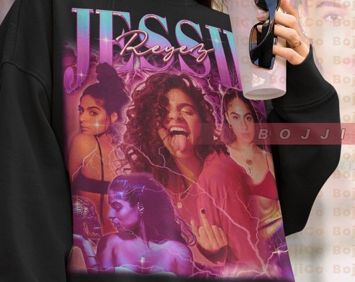 JESSIE REYEZ Vintage Unisex Sweatshirt, Vintage 90s Sweater, Rapper Retro Queen of RNB Tees, JESSIE REYEZ Chilombo Tees - Image 4