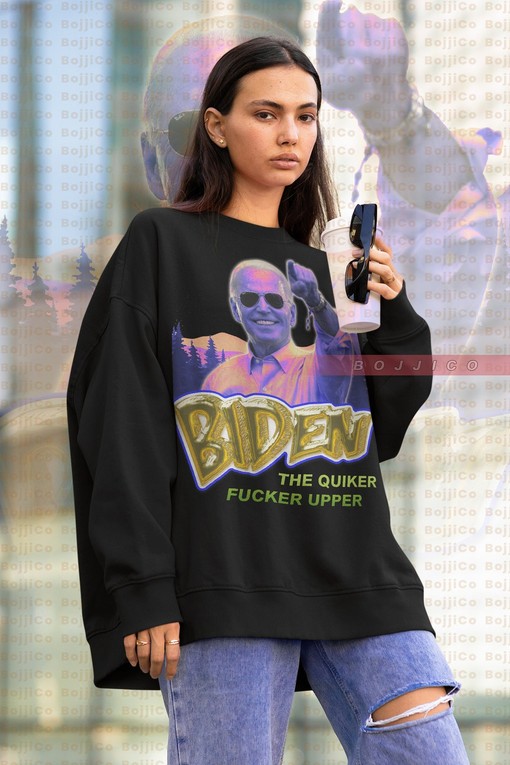 JOE BIDEN Sweater - Retro Political Sweatshirt, Minimalist Movie Shirts