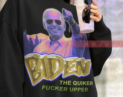 JOE BIDEN Sweater - Retro Political Sweatshirt, Minimalist Movie Shirts - Image 4