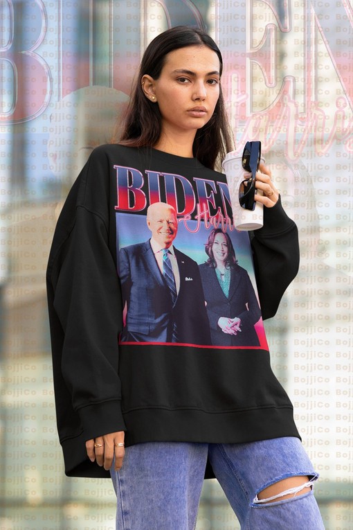 JOE BIDEN Sweater - Vintage Biden Shirt Retro 90s, American President Homage Sweatshirt