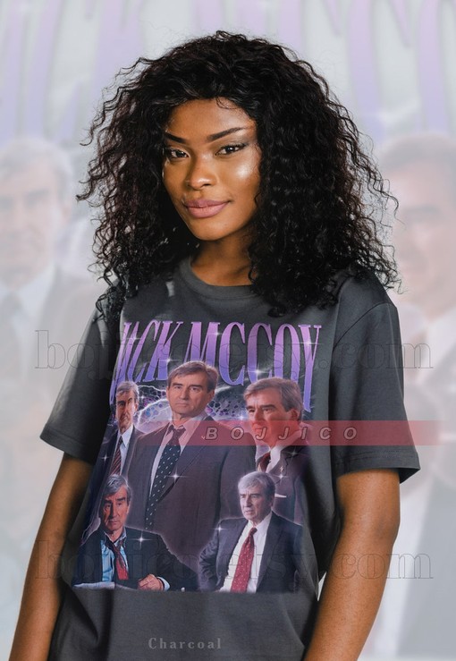 Jack McCoy Retro 90s Vintage Tee - Law And Order SVU Homage T-Shirt - Sam Waterston Fan Gift