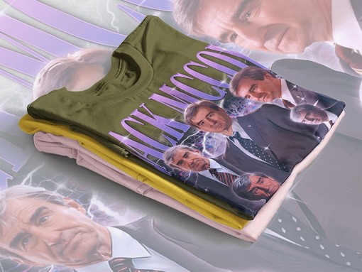 Jack McCoy Retro 90s Vintage Tee - Law And Order SVU Homage T-Shirt - Sam Waterston Fan Gift - Image 4