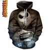 Jack Skellington Nightmare Police Halloween Custom All Over Print 3D Hoodie