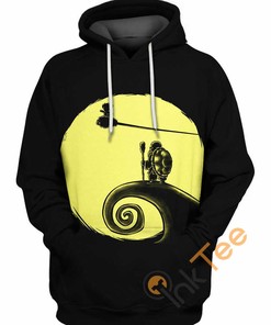 Jack Skellington Nightmarish Christmas 3D Hoodie - Men's All Over Print Zip Up Hoodies