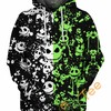 Jack Skellington Takes the Throne as the King of Halloween in 3D All Over Print Hoodie