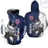 Jack Skellington and Zero 3D Hoodie - Unique Minnesota Twins Design