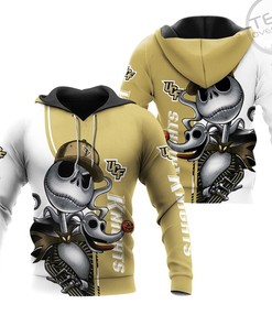Jack Skellington and Zero UCF Knights 3D Hoodie Print - Unique and Fun