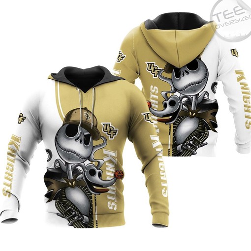 Jack Skellington and Zero UCF Knights 3D Hoodie Print - Unique and Fun
