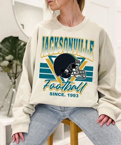 Jacksonville Football Team Sweatshirt, Vintage Retro NFL Shirt for Jacksonville Fans, NCAA Shirts