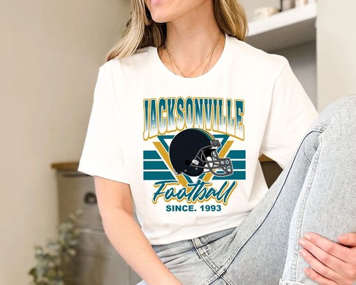 Jacksonville Football Team Sweatshirt, Vintage Retro NFL Shirt for Jacksonville Fans, NCAA Shirts - Image 3