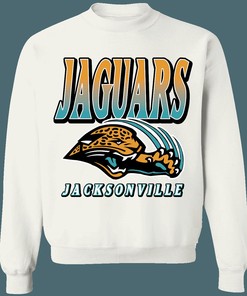 Jacksonville Jaguars 1990s Retro NFL American Football Lover Sweatshirt Hoodie with Classic Look
