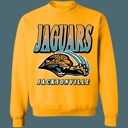 Jacksonville Jaguars 1990s Retro NFL American Football Lover Sweatshirt Hoodie with Classic Look - Image 3