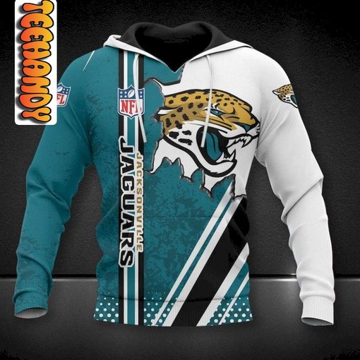 Jacksonville Jaguars Football 3D Hoodie with Custom Prints for NFL Fans